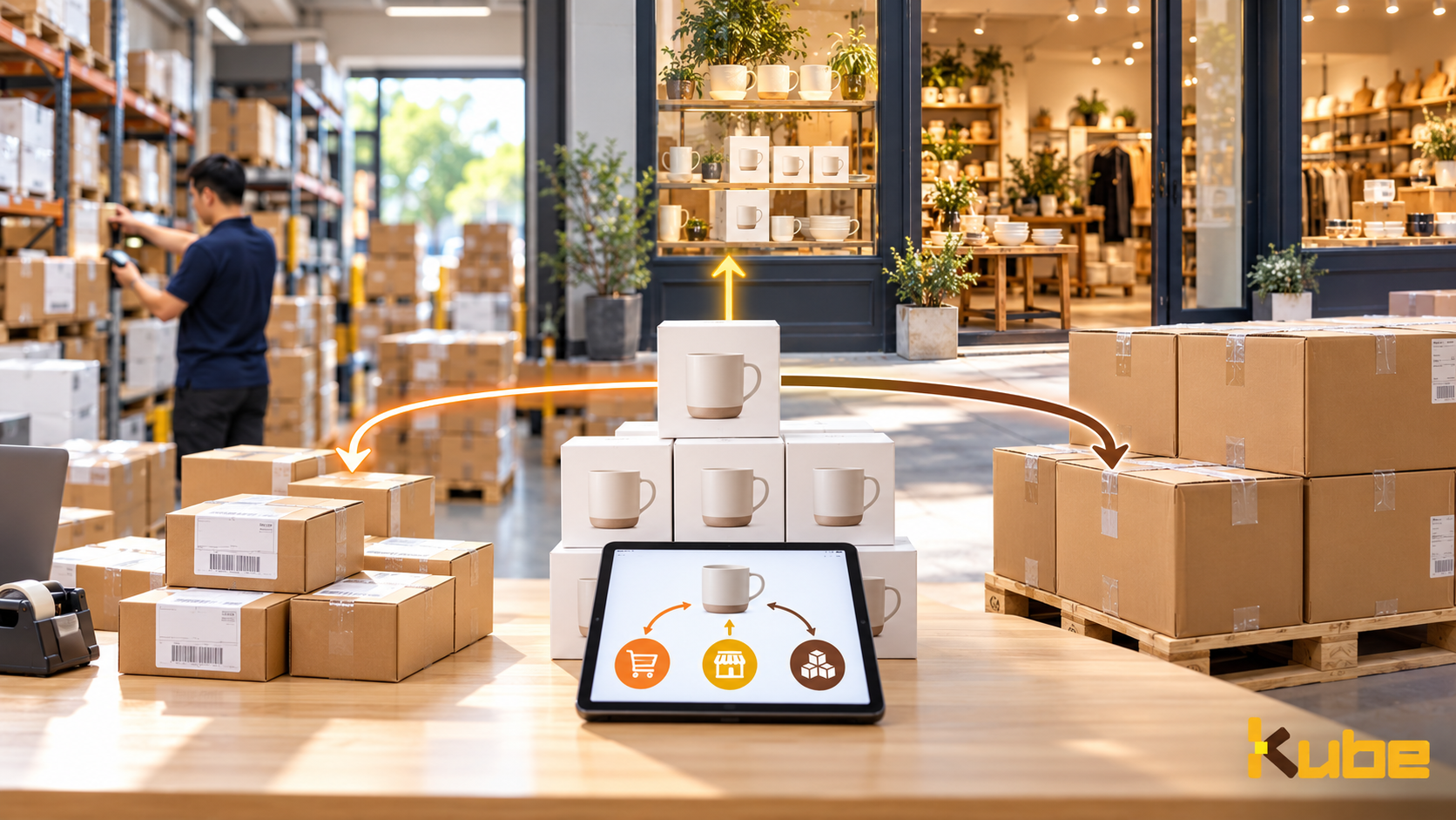 B2B, Retail & Multichannel: Manage retail replenishment, wholesale and ecommerce orders together.